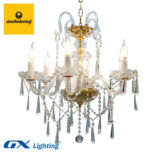 Đèn chùm cổ điển thân pha lê K9 cao cấp - GX Lighting GX9178