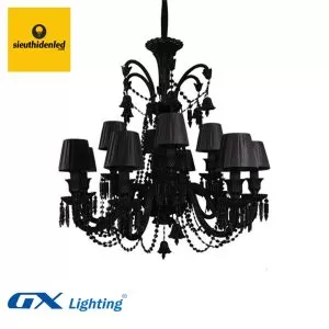 Đèn chùm pha lê cao cấp 2 tầng - GX Lighting GX9809T12D