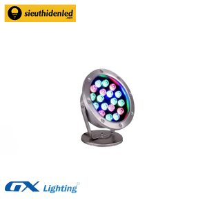 Đèn led âm nước đổi màu GX Lighting 18W DAN-18W-RGB