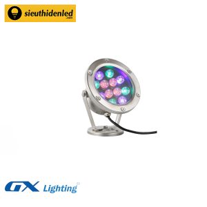 Đèn Led âm nước đổi màu GX Lighting DAN-12W-RGB