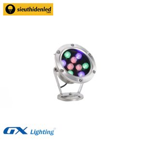 Đèn led âm nước đổi màu GX Lighting 9W DAN-9W-RGB