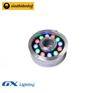 Đèn led âm nước bánh xe đổi màu GX Lighting DANX-12w-RGB