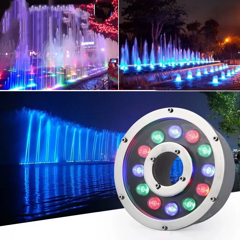 Đèn led âm nước bánh xe đơn màu GX Lighting DANX-12w