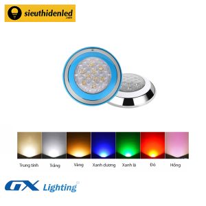 Đèn led âm nước bể bơi inox đơn màu GX Lighting DABB-9W