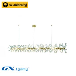 Đèn chùm pha lê bông tuyết thả ngang GX Lighting GX10N1050