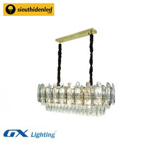 Đèn chùm thả ngang pha lê cao cấp - GX Lighting GX88207N800