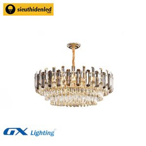 Đèn chùm thả pha lê tròn - GX Lighting GX88207T750