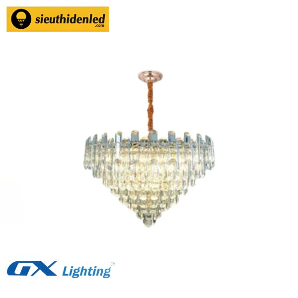 Đèn chùm thanh pha lê cao cấp tròn - GX Lighting GX8188