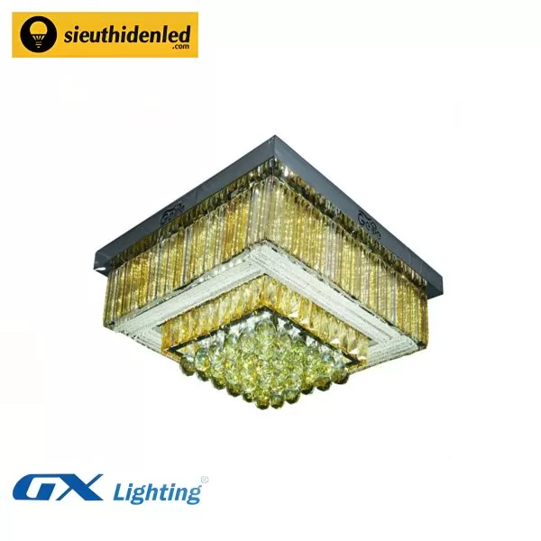 Đèn led ốp trần pha lê vuông GX Lighting GX31013V600