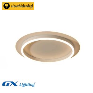 Đèn led ốp trần tròn viền trắng đơn giản hiện đại 3 màu - GX Lighting GX964-20