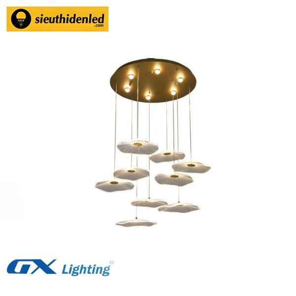 Đèn thả thông tầng kiểu lá sen - GX Lighting GX966916