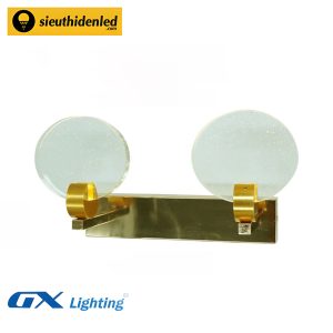 Đèn tường 2 tay tròn kim tuyến - GX Lighting GX8829-2