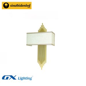 Đèn tường trang trí ống trúc xi vàng - GX Lighting GX09
