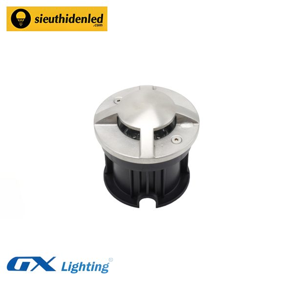 Đèn led âm đất dẫn lối đổi màu inox 6-10W GX Lighting ADDL-4-RGB