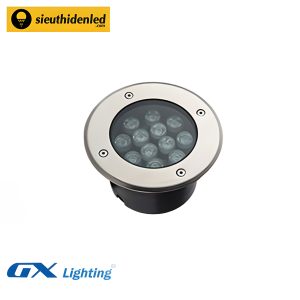 Đèn led âm đất tròn đổi màu 12W GX Lighting ADT-12W-RGB