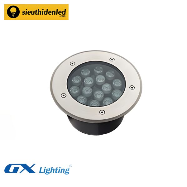 Đèn led âm đất tròn đổi màu 15W GX Lighting ADT-15W-RGB