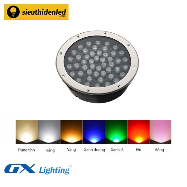 Đèn led âm đất tròn đơn màu 50W GX Lighting ADT-50W