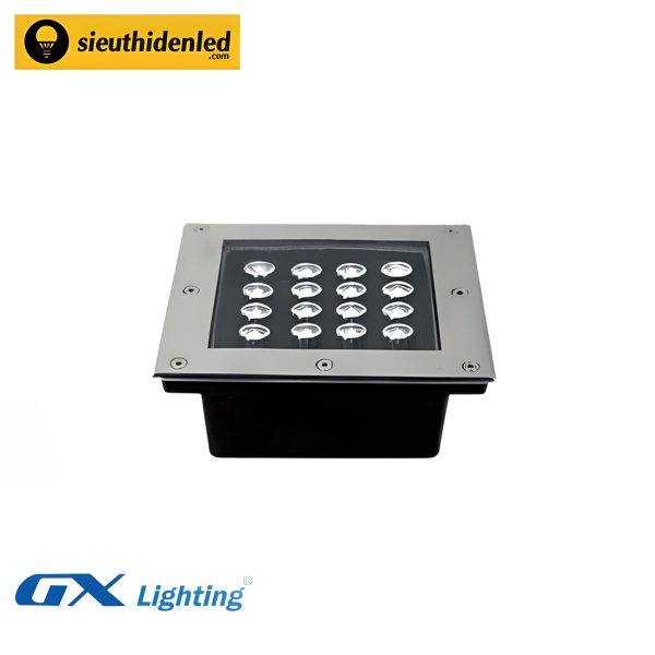 Đèn led âm đất vuông đổi màu 18W GX Lighting DMD-1801-RGB