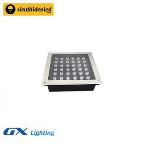 Đèn led âm đất vuông đổi màu 36W GX Lighting DMD-3601-RGB