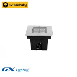 Đèn led âm đất vuông đổi màu 4W GX Lighting DMD-401-RGB