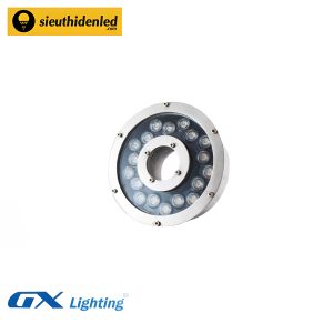 Đèn led âm nước bánh xe đổi màu GX Lighting DANX-18w-RGB