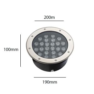 Thông số đèn led âm đất tròn 24W GX Lighting ADT-24W