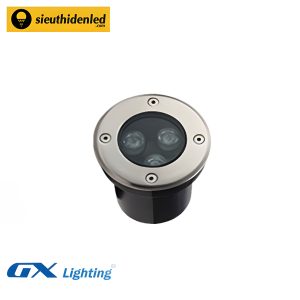 đèn led âm đất tròn đổi màu 3W GX Lighting ADT-3W-RGB.