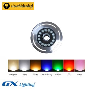 Đèn led âm nước bánh xe 12W GX Lighting BXVH200