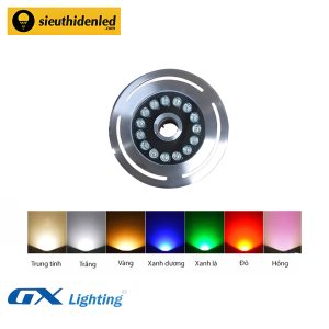 Đèn led âm nước bánh xe 18W GX Lighting BXVH230