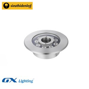 Đèn led âm nước bánh xe đổi màu inox 12W GX Lighting ANIBX12-RGB