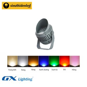 Đèn led chiếu điểm mũ xám 24x2W GX-Lighting