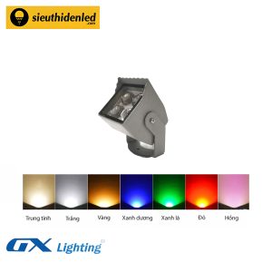 Đèn led chiếu điểm thấu kính vuông mũ 12w GX-Lighting