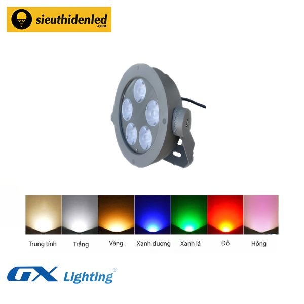 Đèn led rọi cột vuông 5x3W GX-Lighting