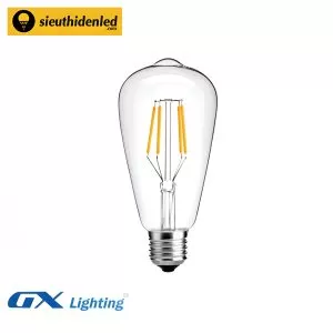 Bóng đèn led dây tóc Edison ST64-E27 4W