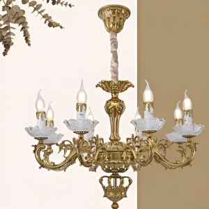 Đèn chùm cổ điển đồng cao cấp DC9116T8