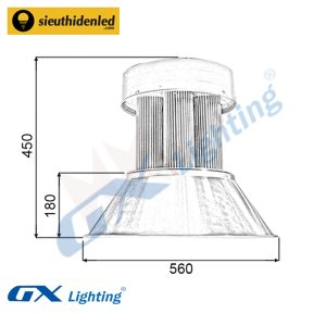 Đèn Led Nhà Xưởng GX-DNX350