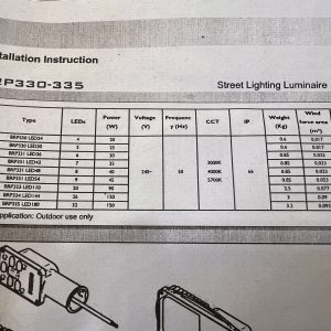 Đèn đường LED Philips BRP334 LED144 CW R5C FG PSU S1 SPD VN