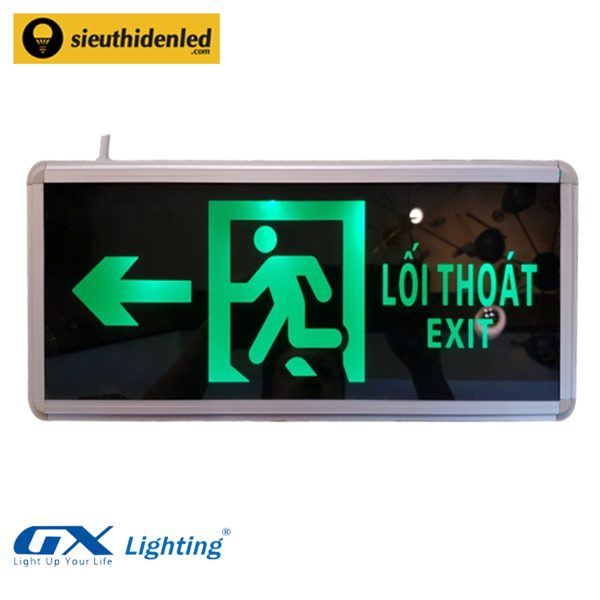 Đèn Exit 2 mặt chỉ hướng 1 chiều ZT-2LE3W