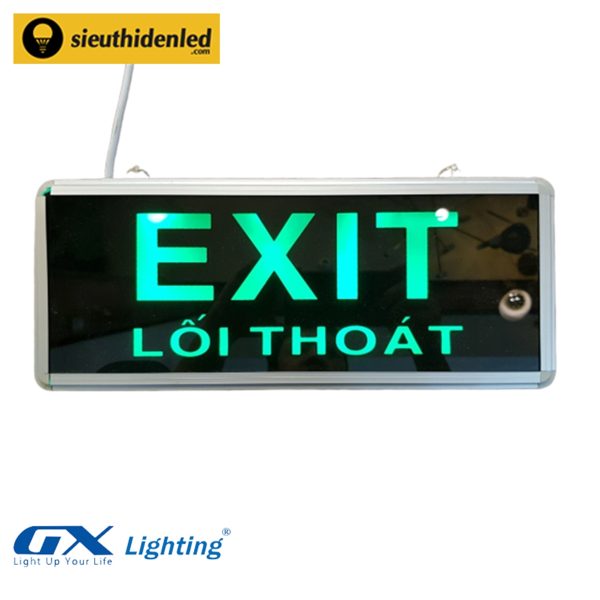 Đèn Exit lối thoát 1 mặt ZT-1E3W