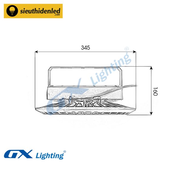 Đèn Led Nhà Xưởng GX-DNXUM1-150