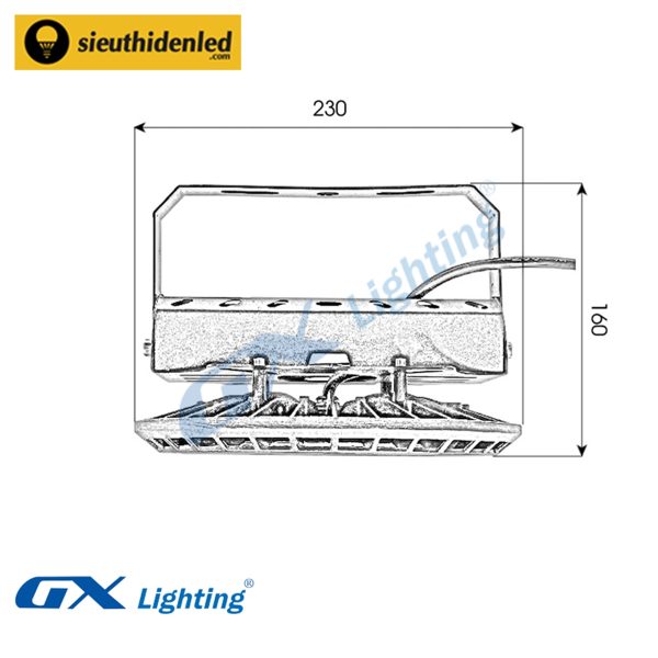 Đèn led nhà xưởng GX-DNXUM1-50