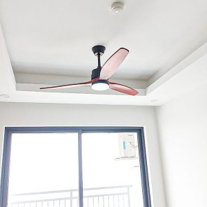 Quạt trần đèn cánh gỗ QViFa - 42