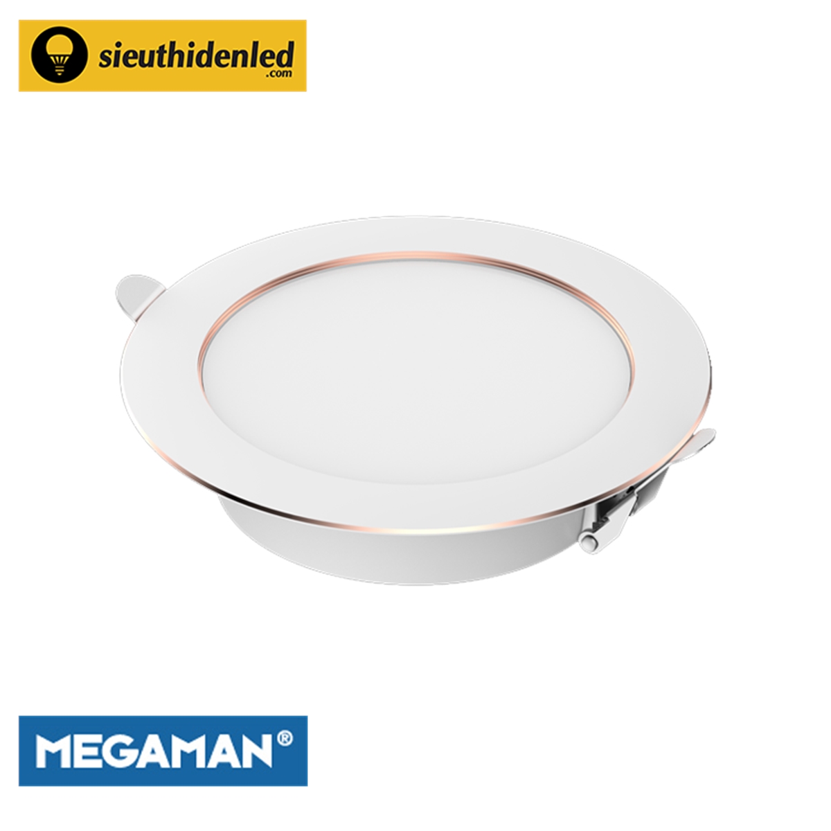 Đèn led âm trần viền màu - loại nhôm MEGAMAN Đèn led âm trần viền màu - loại nhôm MEGAMAN